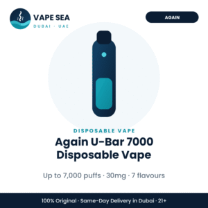 Again U-Bar 7000 Disposable Vape – Vape Sea Dubai
