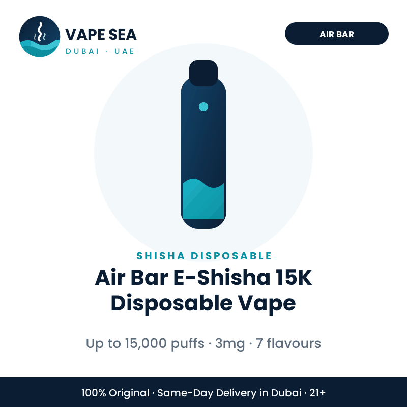 Air Bar E-Shisha 15K Disposable Vape – Vape Sea Dubai