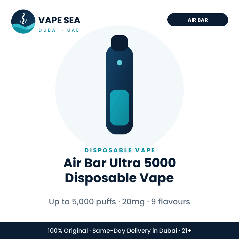 Air Bar Ultra 5000 Disposable Vape – Vape Sea Dubai