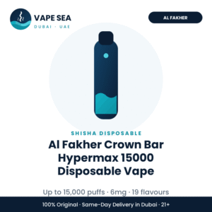 Al Fakher Crown Bar Hypermax 15000 Disposable Vape – Vape Sea Dubai