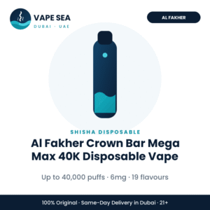 Al Fakher Crown Bar Mega Max 40K Disposable Vape – Vape Sea Dubai