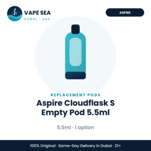 Aspire Cloudflask S Empty Pod 5.5ml – Vape Sea Dubai