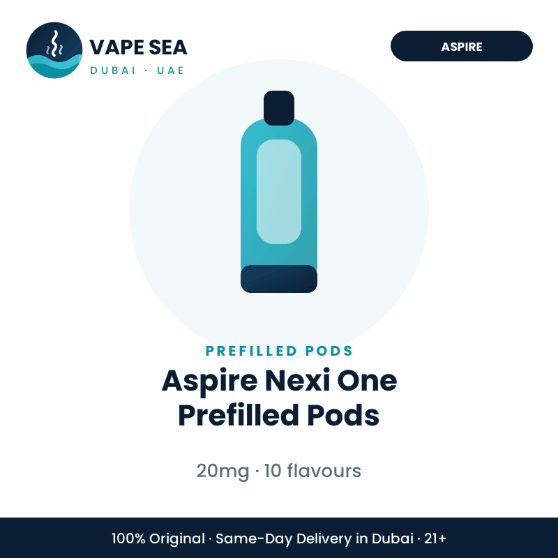 Aspire Nexi One Prefilled Pods – Vape Sea Dubai
