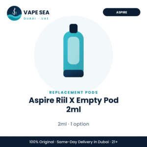 Aspire Riil X Empty Pod 2ml – Vape Sea Dubai