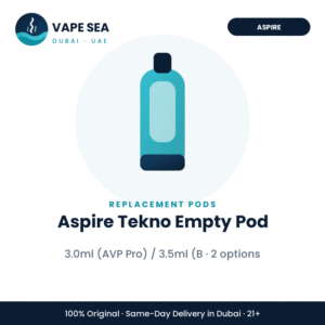 Aspire Tekno Empty Pod – Vape Sea Dubai