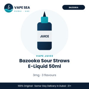 Bazooka Sour Straws E-Liquid 50ml – Vape Sea Dubai