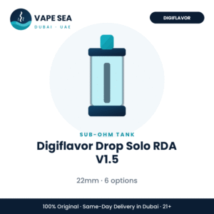 Digiflavor Drop Solo RDA V1.5 – Vape Sea Dubai