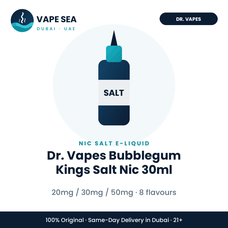 Dr. Vapes Bubblegum Kings Salt Nic 30ml – Vape Sea Dubai