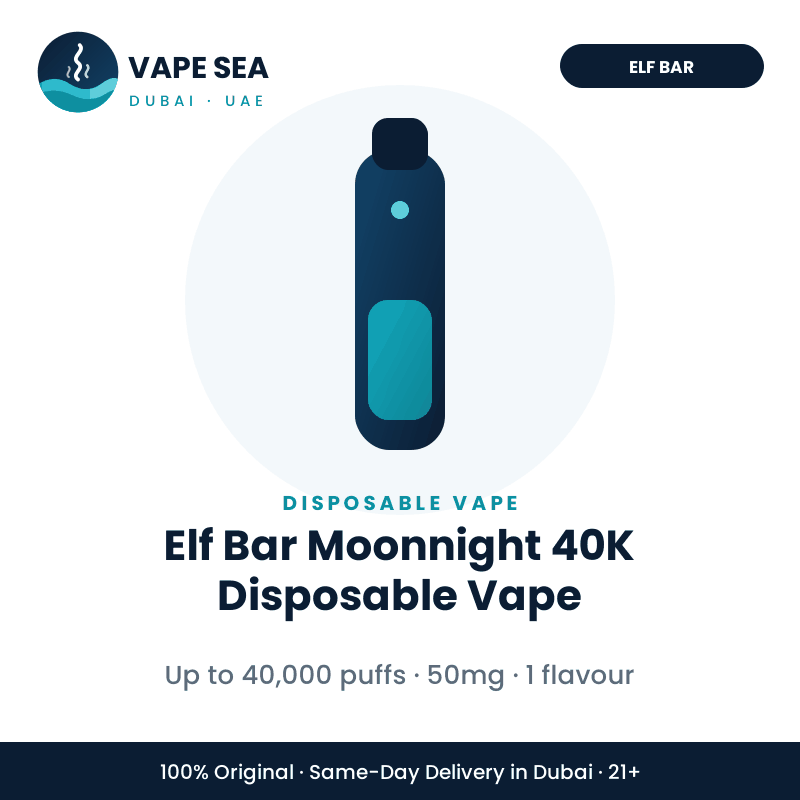 Elf Bar Moonnight 40K Disposable Vape – Vape Sea Dubai