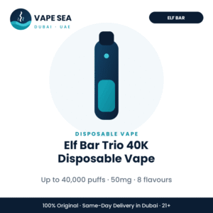 Elf Bar Trio 40K Disposable Vape – Vape Sea Dubai