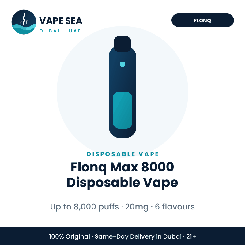 Flonq Max 8000 Disposable Vape – Vape Sea Dubai