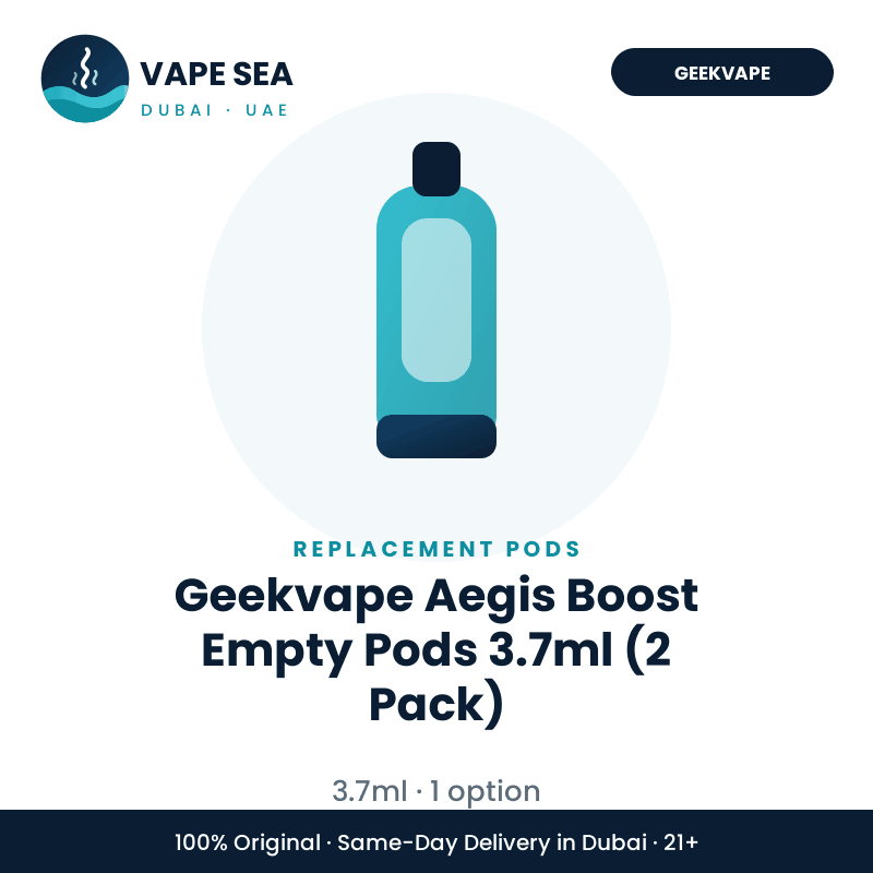 Geekvape Aegis Boost Empty Pods 3.7ml (2 Pack) – Vape Sea Dubai