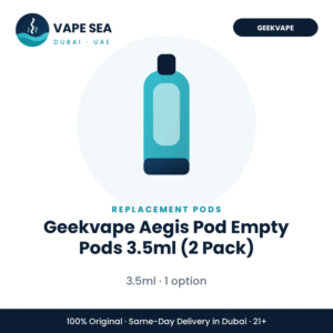 Geekvape Aegis Pod Empty Pods 3.5ml (2 Pack) – Vape Sea Dubai