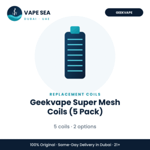 Geekvape Super Mesh Coils (5 Pack) – Vape Sea Dubai