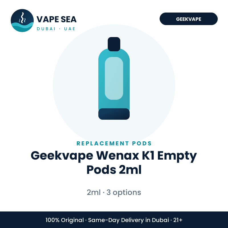 Geekvape Wenax K1 Empty Pods 2ml – Vape Sea Dubai