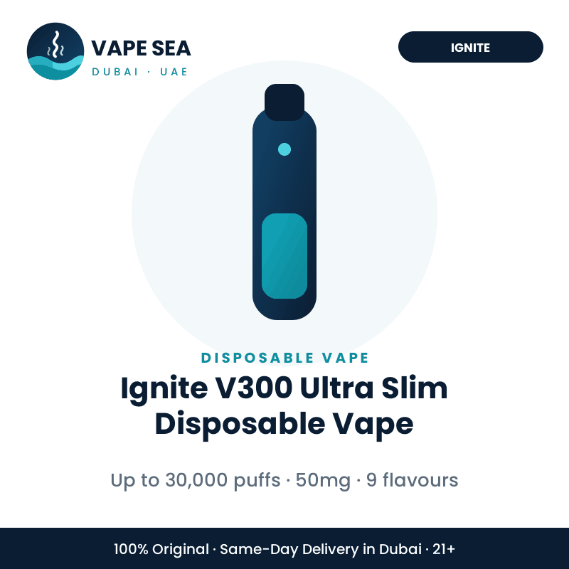 Ignite V300 Ultra Slim Disposable Vape – Vape Sea Dubai