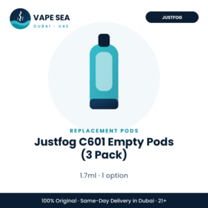 Justfog C601 Empty Pods (3 Pack) – Vape Sea Dubai