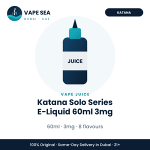 Katana Solo Series E-Liquid 60ml 3mg – Vape Sea Dubai