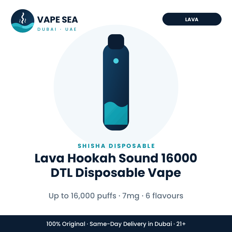 Lava Hookah Sound 16000 DTL Disposable Vape – Vape Sea Dubai
