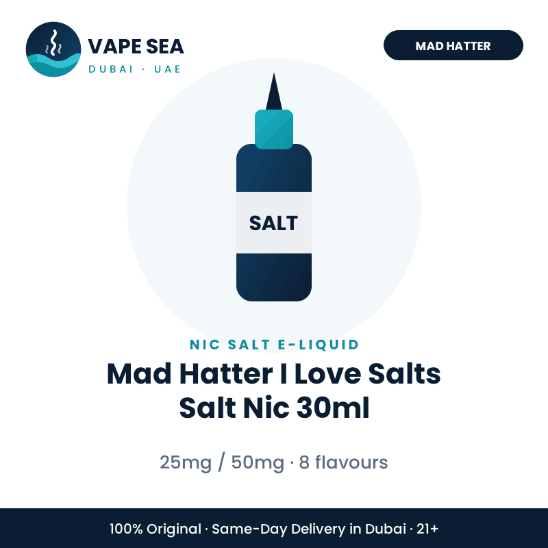 Mad Hatter I Love Salts Salt Nic 30ml – Vape Sea Dubai