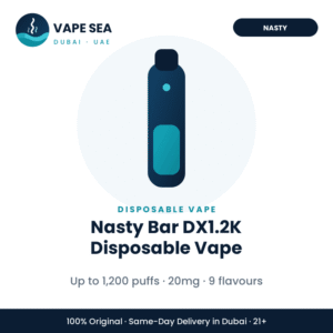 Nasty Bar DX1.2K Disposable Vape – Vape Sea Dubai