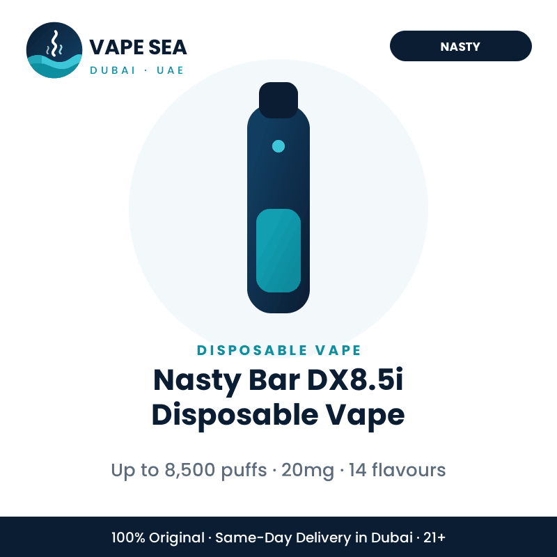 Nasty Bar DX8.5i Disposable Vape – Vape Sea Dubai