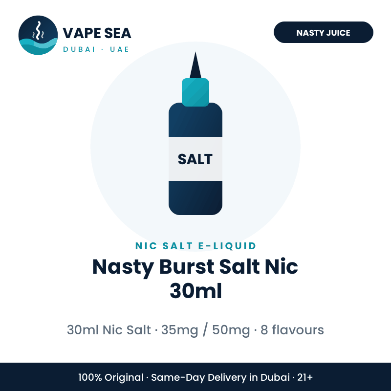 Nasty Burst Salt Nic 30ml – Vape Sea Dubai