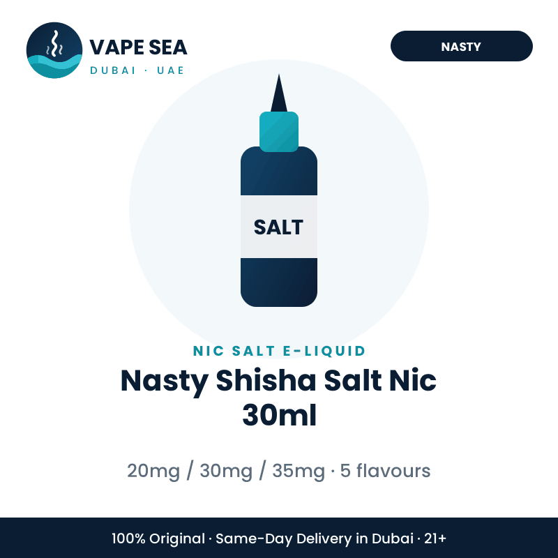 Nasty Shisha Salt Nic 30ml – Vape Sea Dubai