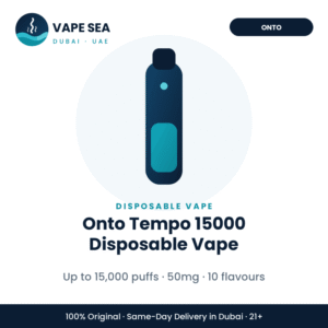 Onto Tempo 15000 Disposable Vape – Vape Sea Dubai