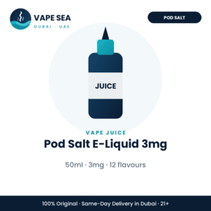 Pod Salt E-Liquid 3mg – Vape Sea Dubai