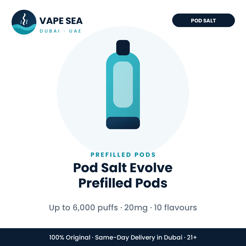 Pod Salt Evolve Prefilled Pods – Vape Sea Dubai