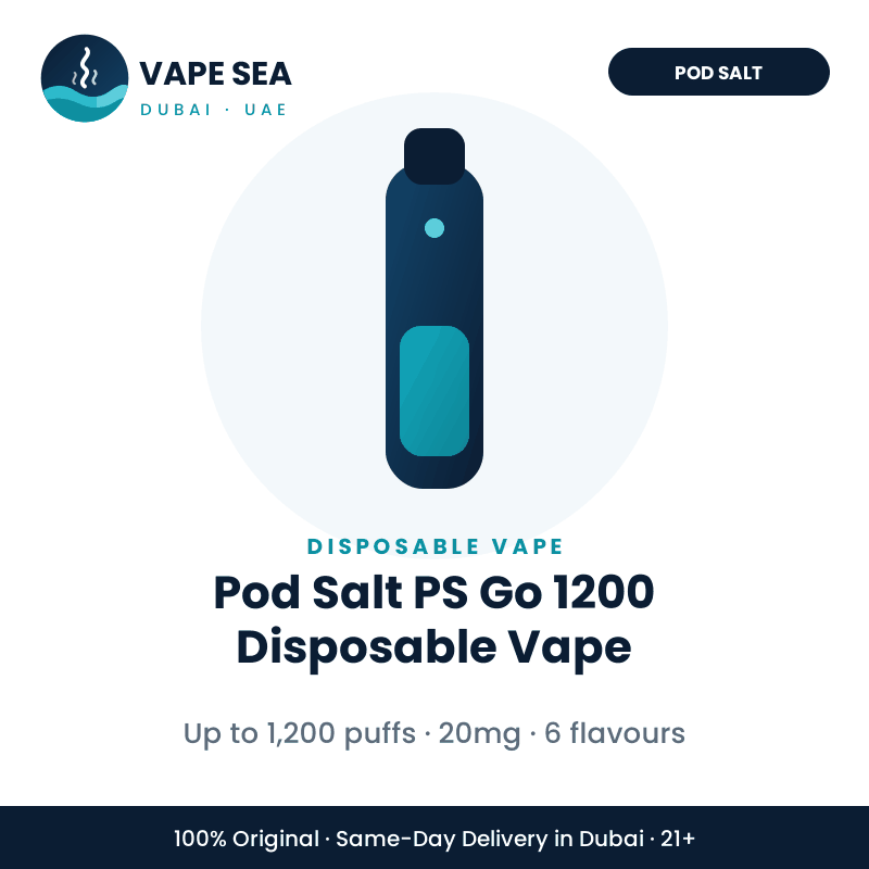 Pod Salt PS Go 1200 Disposable Vape – Vape Sea Dubai