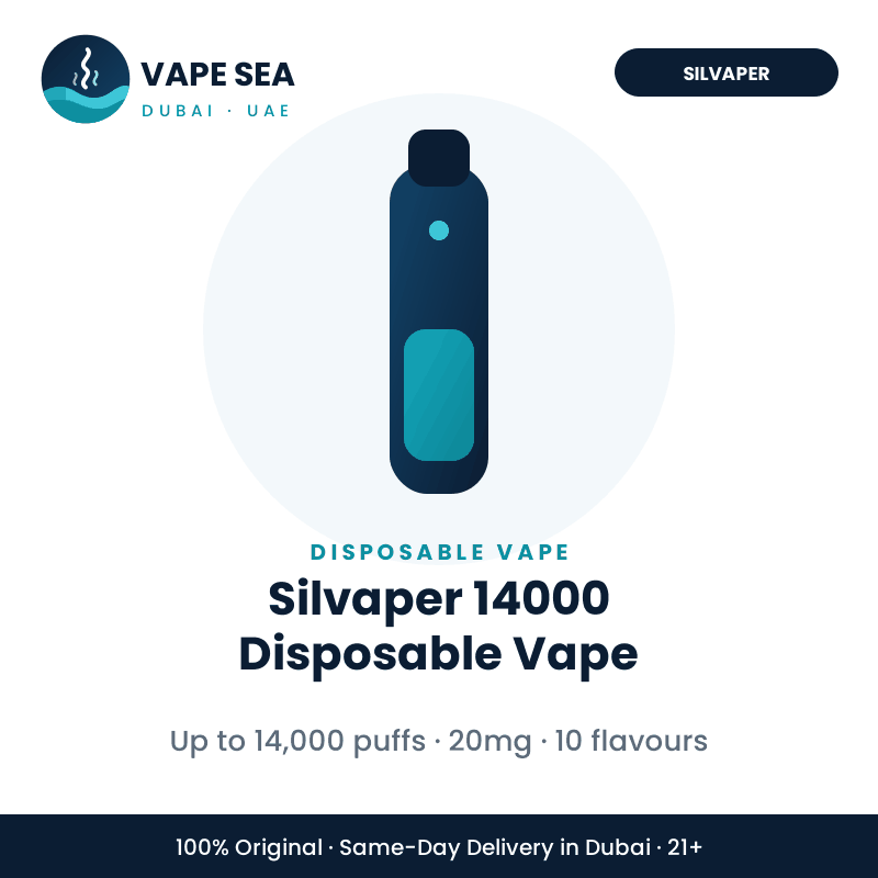 Silvaper 14000 Disposable Vape – Vape Sea Dubai