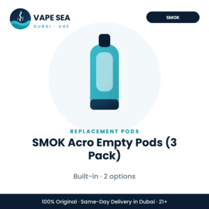 SMOK Acro Empty Pods (3 Pack) – Vape Sea Dubai