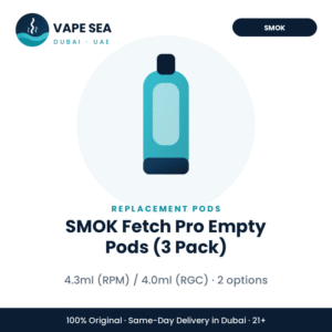 SMOK Fetch Pro Empty Pods (3 Pack) – Vape Sea Dubai