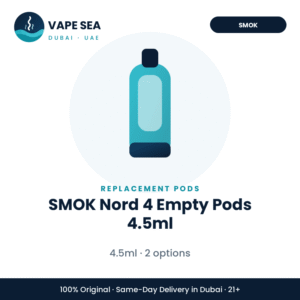 SMOK Nord 4 Empty Pods 4.5ml – Vape Sea Dubai