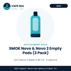 SMOK Novo & Novo 2 Empty Pods (3 Pack) – Vape Sea Dubai