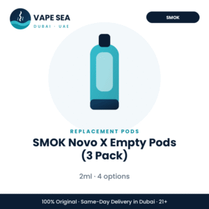 SMOK Novo X Empty Pods (3 Pack) – Vape Sea Dubai