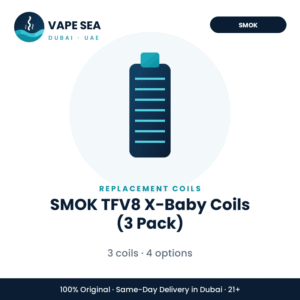 SMOK TFV8 X-Baby Coils (3 Pack) – Vape Sea Dubai