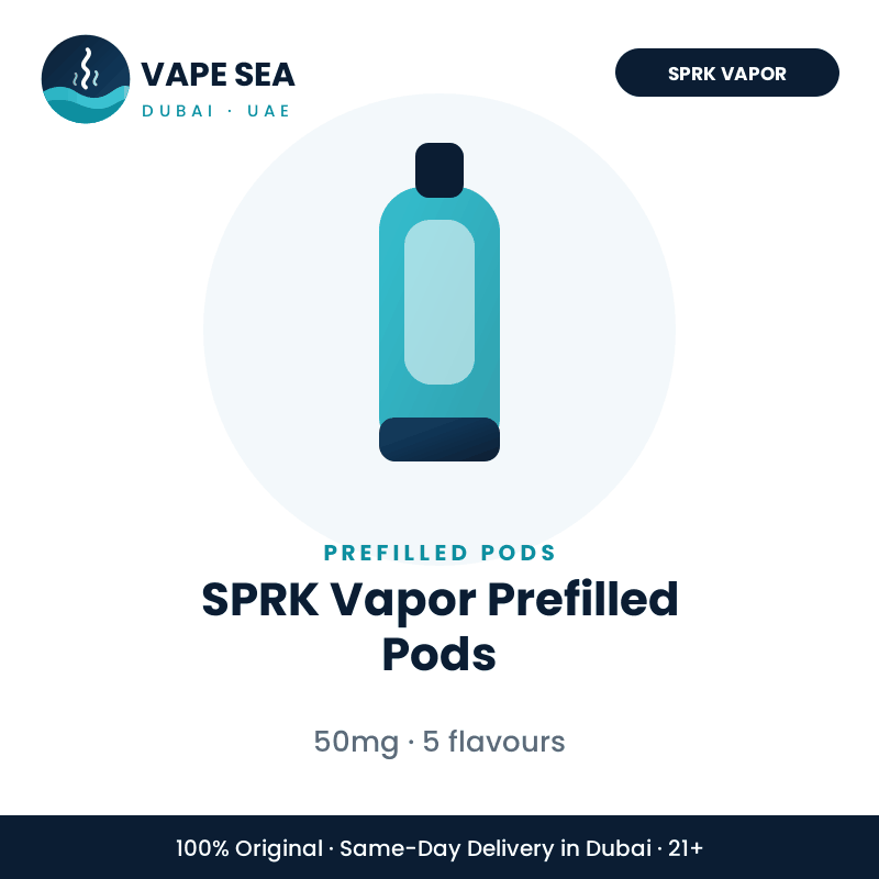 SPRK Vapor Prefilled Pods – Vape Sea Dubai