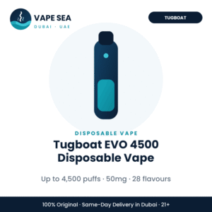 Tugboat EVO 4500 Disposable Vape – Vape Sea Dubai