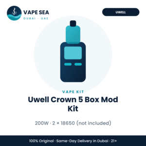 Uwell Crown 5 Box Mod Kit – Vape Sea Dubai