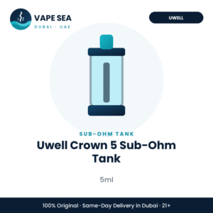 Uwell Crown 5 Sub-Ohm Tank – Vape Sea Dubai