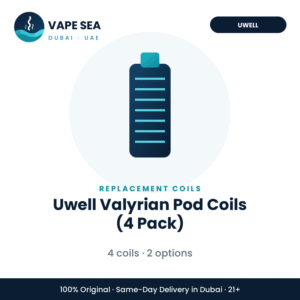 Uwell Valyrian Pod Coils (4 Pack) – Vape Sea Dubai