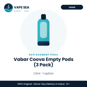 Vabar Coova Empty Pods (3 Pack) – Vape Sea Dubai