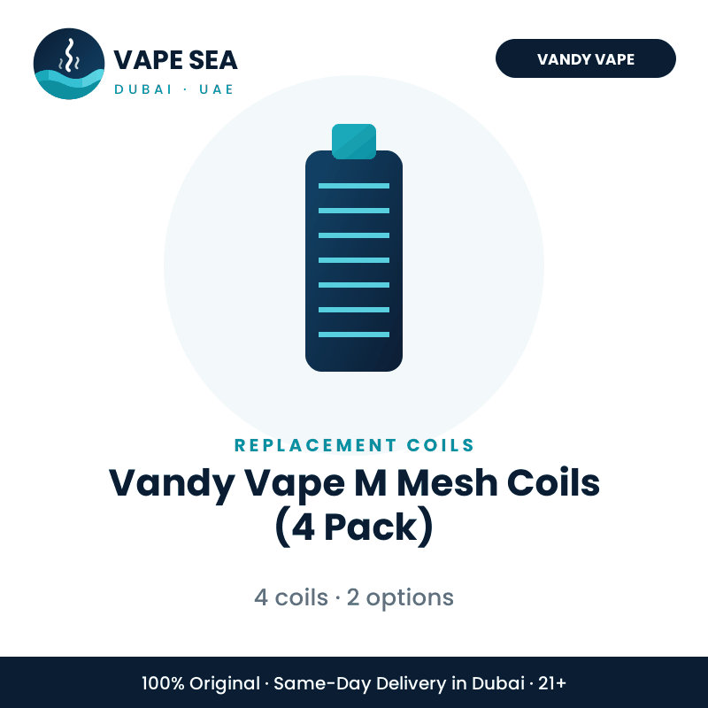 Vandy Vape M Mesh Coils (4 Pack) – Vape Sea Dubai