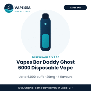 Vapes Bar Daddy Ghost 6000 Disposable Vape – Vape Sea Dubai
