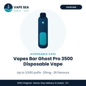 Vapes Bar Ghost Pro 3500 Disposable Vape – Vape Sea Dubai