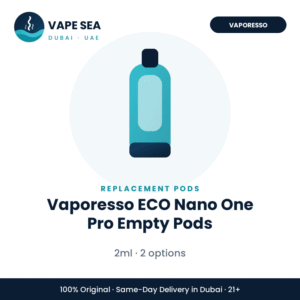 Vaporesso ECO Nano One Pro Empty Pods – Vape Sea Dubai