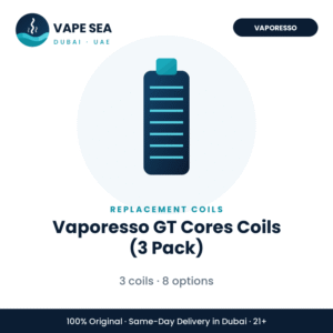Vaporesso GT Cores Coils (3 Pack) – Vape Sea Dubai